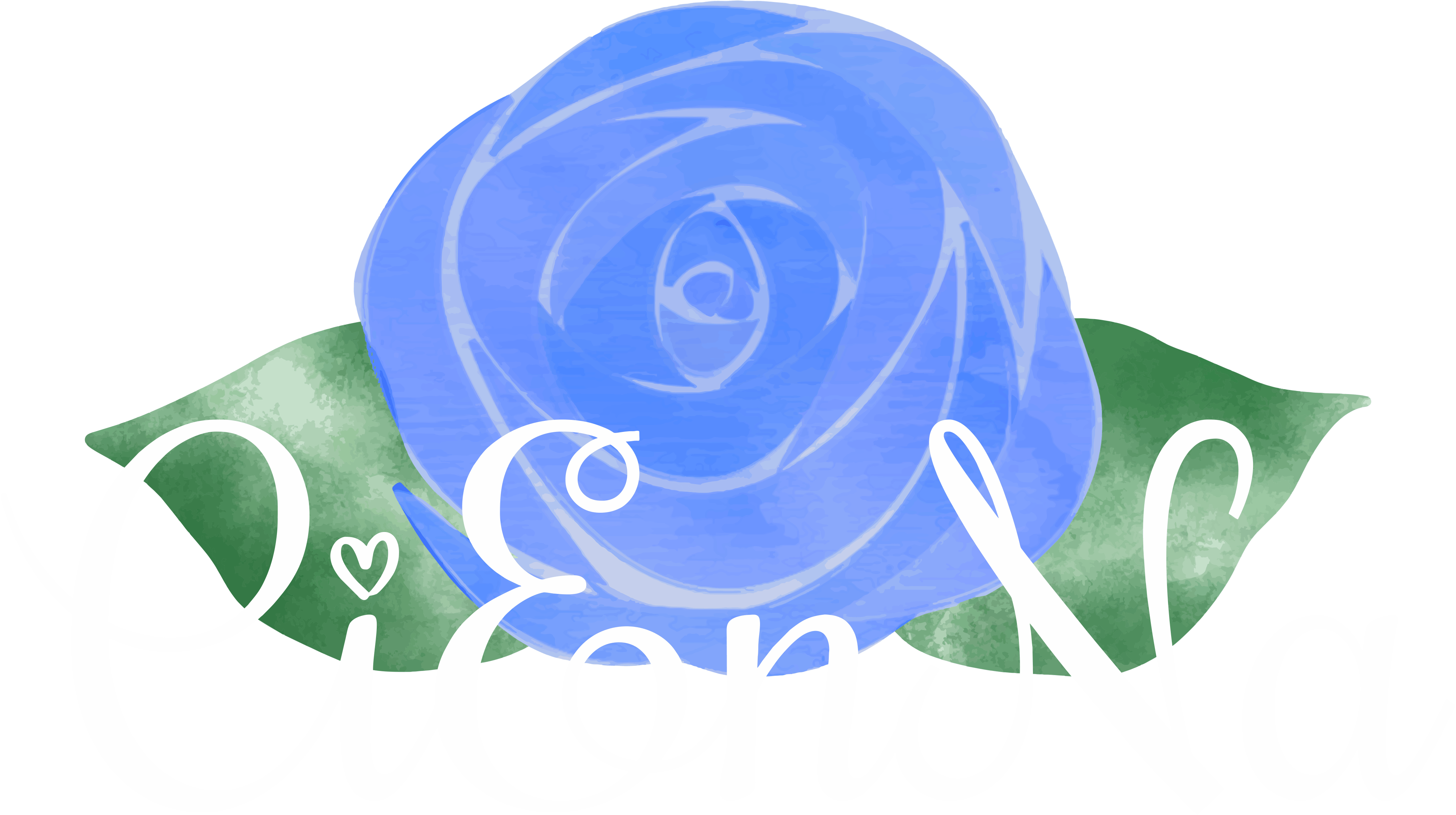 Logo mit heller Schrift